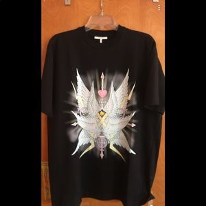 Ganni Black Logo T-Shirt Mens BRAND NEW